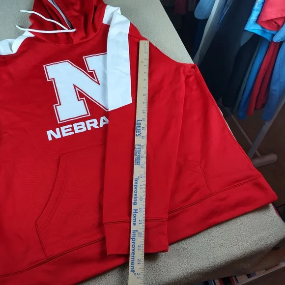 nebraska cornhuskers Men's Hoodie Size Large University Team Gear Football NWT - Picture 9 of 11
